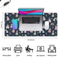 thumbnail image 5 of Long Mouse Pads for Desk,Princess Castle Rainbow Pattern Desk Mats on Top Of Desks, Desk Mouse Pad Extra Large with 3mm Non-Slip Base and Stitched Edge for Gaming,Office,Work,Home 35.4"x15.7", 5 of 6