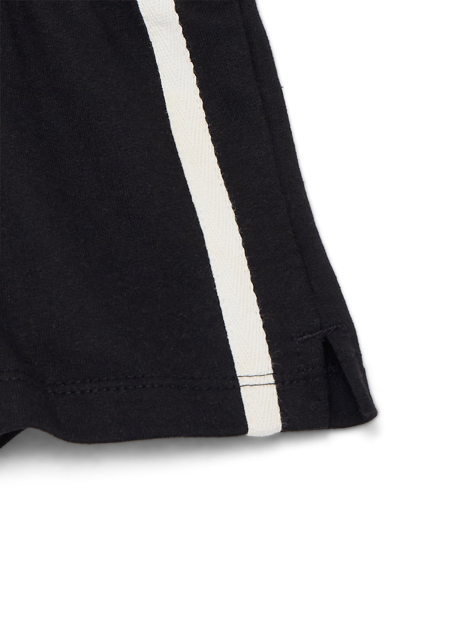 Wonder Nation Baby Boy French Terry Taped Shorts, Sizes 0-24 Months