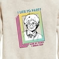 thumbnail image 3 of Golden Girls - Party Nap - Toddler And Youth Crewneck Fleece Sweatshirt, 3 of 5