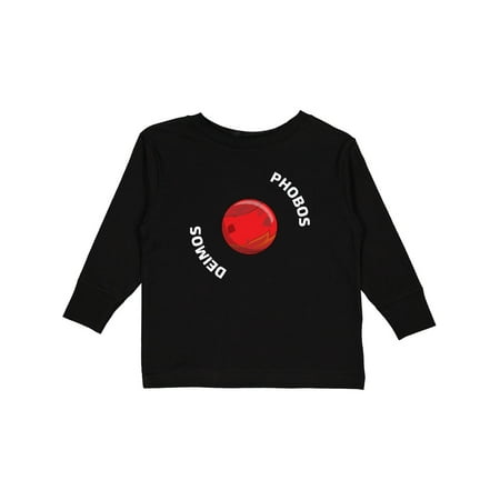 

Inktastic Mars and Its Moons Gift Toddler Boy or Toddler Girl Long Sleeve T-Shirt