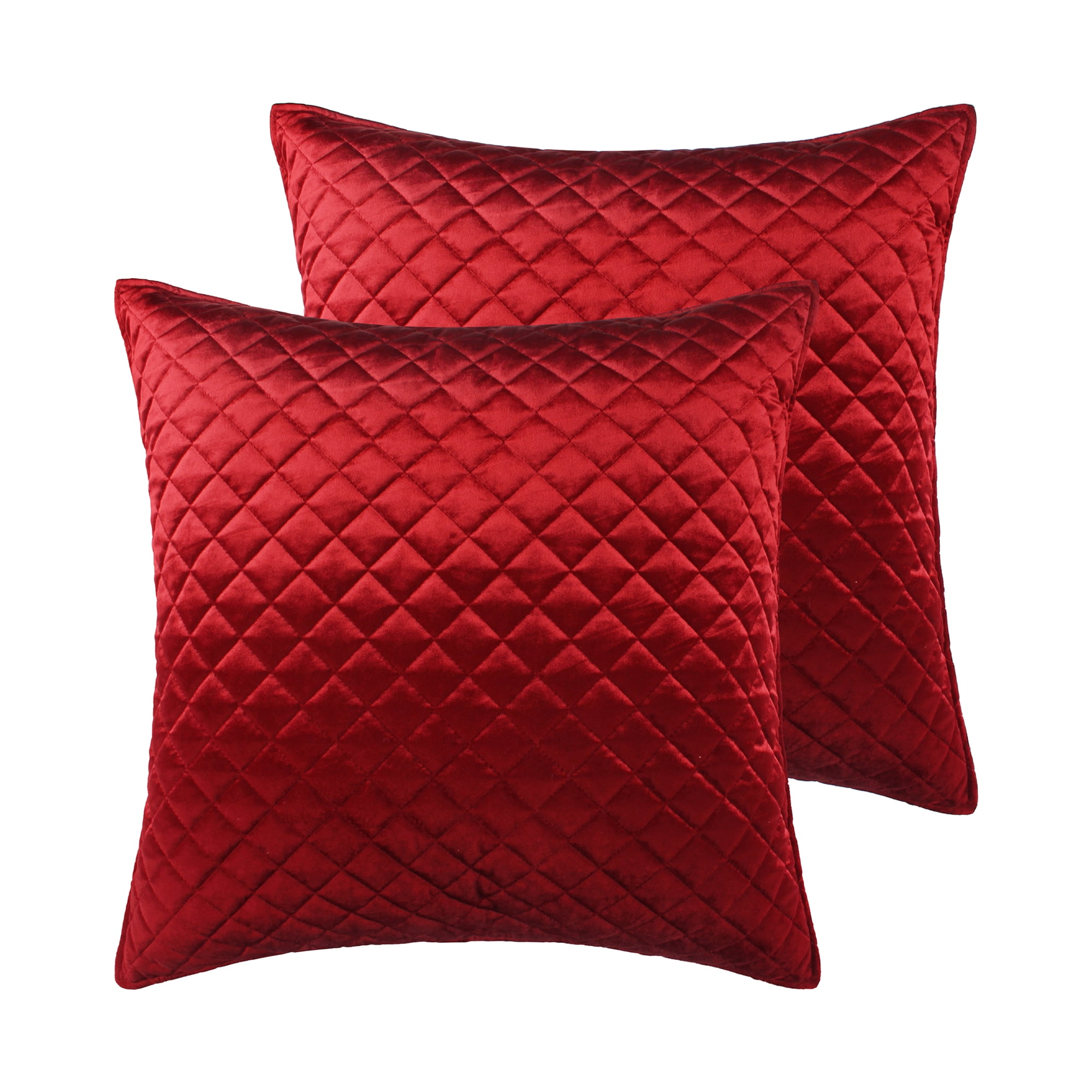 Levtex Home Red Velvet Euro Sham Velvet Red (26x26in