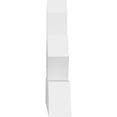 thumbnail image 3 of 48"W x 22"H x 4"D x 6"F, 11/12 Pitch, Saratoga Architectural Grade PVC Gable Bracket, 3 of 8