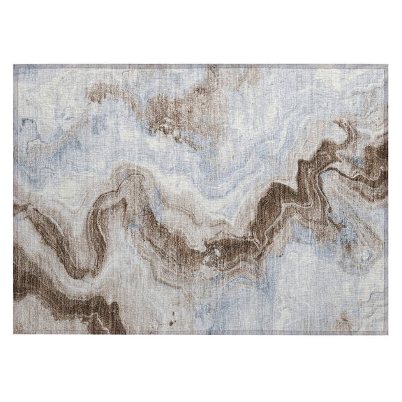 Dalyn Rugs Machine Washable Indoor/Outdoor Chantille Taupe 1'8" x 2'6" Rug