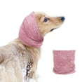 thumbnail image 2 of Easy Joy No Flap Ear Wrap for Dogs & Cats, Pink, Large, 2 of 7