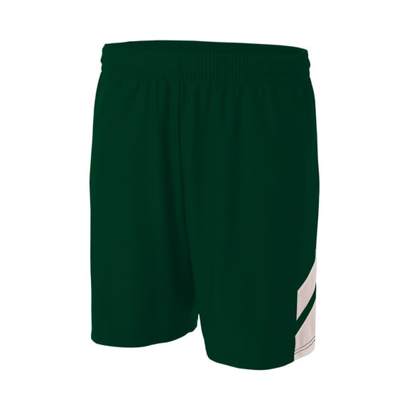 A4 NB5178 Youth Fast Break Short - Forest/White - M