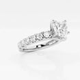 thumbnail image 2 of Ariana Jewel Heart Cut 1.6 Lab Created Diamond Ring - 14k White Gold Plated Anniversary Ring - Engagement Wedding Cathedral Shank Ring - Heart Shape Proposal Ring - Causal Office Wear Ring for Her, 2 of 2