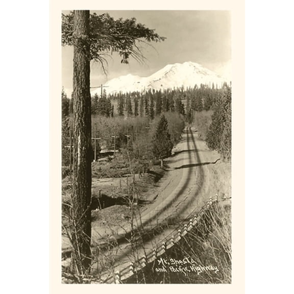 Pocket Sized - Found Image Press Journals: Vintage Journal Mt. Shasta and Pacific Highway (Paperback)