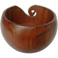 thumbnail image 2 of Natural Wooden Yarn Storage Bowl Organizer Knitted Crocheted Sewing Holders, 2 of 5
