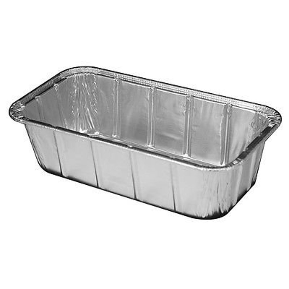 HandiFoil 1 1/2 lb. Aluminum Foil Loaf Pan Disposable Bread Baking