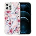 thumbnail image 2 of iPhone 12 Case, iPhone 12 Pro Case, Mantto Cute Slim Fit Hybrid Shockproof Soft TPU Silicone Rubber Bumper Patterned Painted Print Back [6.1 inch] Phone Cover For Apple iPhone 12/12 Pro, Roses, 2 of 6