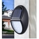 thumbnail image 2 of Lámpara solar para exteriores, 10 LED, lámpara de pared solar, iluminación solar para exteriores IP65, resistente al agua, con sensor crepuscular para patio, jardín, patio., 2 of 5