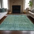 thumbnail image 5 of Dalyn Rugs Machine Washable Indoor/Outdoor Chantille ACN2088 Teal 5' x 7'6" Rug, 5 of 9