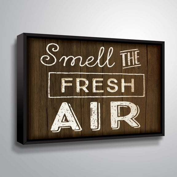 ArtWall Smell The Fresh Air, Gallery Wrapped Floater-framed Canvas by Jennifer Pugh