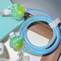 Tianyeda Cellphone Charging Cable Protectors with 1pc Spiral Protective Rope