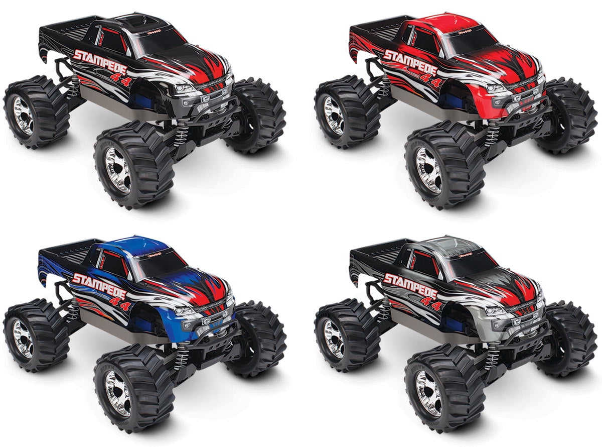 Traxxas 670541 Stampede 4X4 RTR, XL-5, w/TQ 2.4, 7C NiMH - Walmart.com - Walmart.com