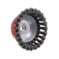 thumbnail image 3 of Unique Bargains 4-Inch Wire Cup Brush Twist Knotted Crimped Steel with M14 Threaded Hole for Grinders, 3 of 4