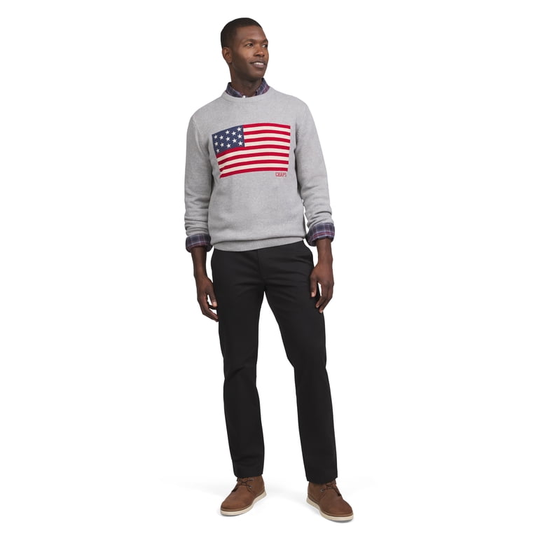 Chaps Men's Flag Cotton Crewneck Sweater photo 1