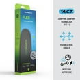 thumbnail image 5 of Superfeet FLEXmax - Comfort Foam Cushion Insoles - Unisex - Emerald - 11.5-13 Men / 12.5-14 Women, 5 of 6