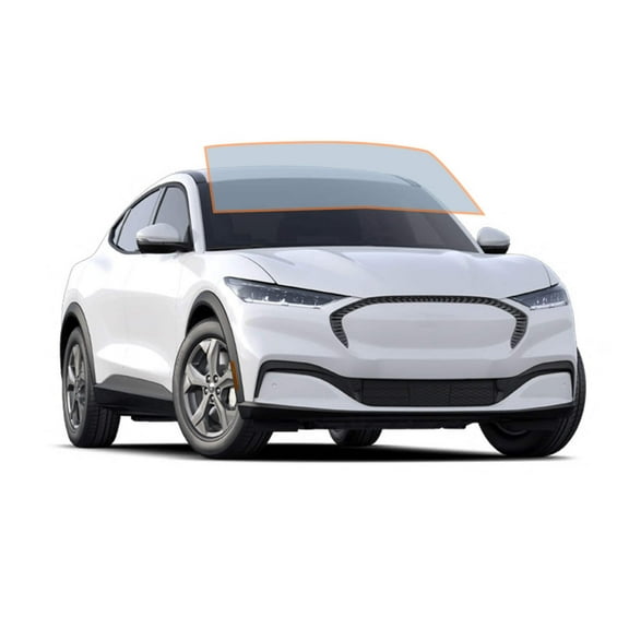 MotoShield Pro Premium Professional 2mil Ceramic Window Tint Film for 2021-2022 Ford Mustang Mach E — (Front Windshield 75%) + Lifetime Warranty