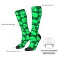 thumbnail image 4 of Naloa Green Broccoli Thigh High Socks Extra Long Stretchy Sock Women Over Knee High Opaque Stocking Daily Wear, 4 of 6