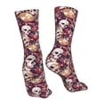 thumbnail image 7 of KLL Skull record artist Print Womens Crew Socks Athletic Middle Tube Long Socks Novelty Socks Gifts For Men, 7 of 7