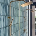 thumbnail image 3 of The Tile Life Sakura Fluted 4.5" x 9" Sea Blue Porcelain Wall Tile Case of 24, 3 of 10