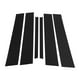 thumbnail image 1 of Recortes de Pilar de Ventana Únicos para Chevy Equinox 2018-2023, Pegatinas Antirayaduras para la Parte Delantera y Trasera, Izquierda y Derecha, Cubierta de 6 Piezas en Negro, 1 of 8