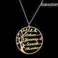 thumbnail image 2 of Genealogy Family Tree of Life Custom Name Necklace Mother Gift Jewelry, 2 of 9