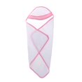 thumbnail image 4 of Simulación 10-18 pulgadas bebé recién nacido niña niño ca toalla de baño manta para bebé dormir color blanco y rosa Baoblaze Toalla de baño de muñeca, 4 of 6