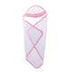 thumbnail image 4 of Simulación 10-18 pulgadas bebé recién nacido niño muñeca toalla de manta para bebé de dormir rosa CUTICAT Toalla de baño de muñeca, 4 of 6
