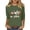 Green-Shirts, variant on Jsaierl Tops for Women 3/4 Sleeve Plus Size Crew Neck Shirts Trendy Graphic Petite Blouses Flowy Elegant Tunic Top S-2XL