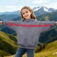 thumbnail image 5 of I Love You This Much Boys Hoodie Long Sleeve Pullover Hoodies Top Creative Hug Design Oversized 7-8 Years Boy Clothes, 5 of 5