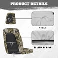 thumbnail image 6 of KUIFORTI Cute Camouflage UTV Seat Covers Anti-Scratch Waterproof Seats Cover with Headrest Covers Compatible with Rhino 700 660 450 2004-2021 Rhino UTV Accessories, 6 of 7