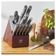 thumbnail image 2 of HENCKELS Ensemble de Couteaux Moderne 14 Pcs, Marron, 2 of 11