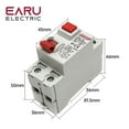 thumbnail image 2 of 2P 32A 10/30/100/300mA Type A RCCB RCD ELCB Electromagnetic Residual Current Circuit Breaker Differential Breaker Safety Switch, 2 of 5