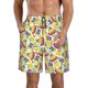 thumbnail image 1 of Balery Hippopotamus Traje de Baño Estilo Hawaiano para Hombre, Shorts de Secado Rápido con Bolsillos-3X-Large, 1 of 6