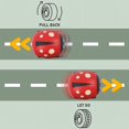 thumbnail image 5 of Cartoon Inertial Insect Pull-back Car Light Double Pull-back Resistance Car Beetle Toy Car, 5 of 5