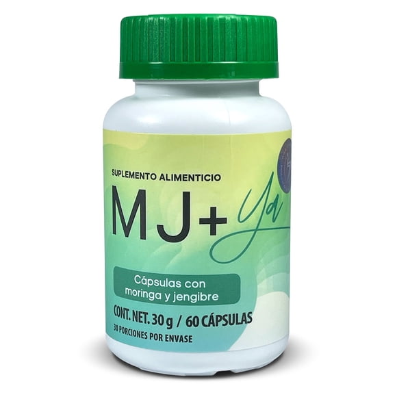 Cápsulas de Moringa con Jengibre – MJ+YA By Siluetaya Siluetaya Natural