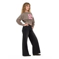 thumbnail image 3 of Forever 21 Women's Leopard Print Off-the-Shoulder Sweatshirt, with Graphic Print for Casual Streetwear Style, L, 3 of 6