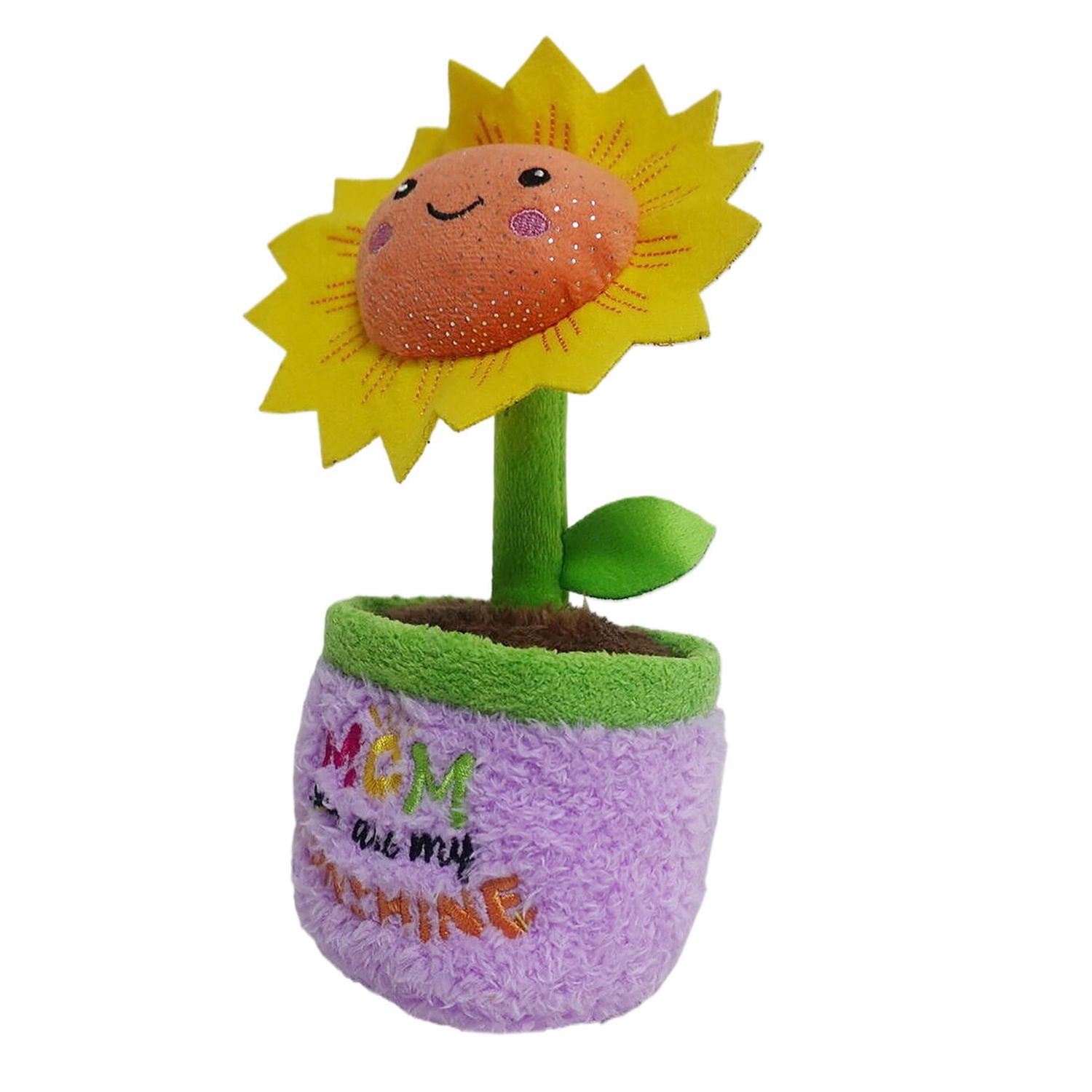 Way To Celebrate Mother's Day Plush Sunflower,9inch Height,for 3 years and up