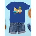 thumbnail image 3 of Owl Family Graduation T-Shirt Juniors -Image by Shutterstock,  x-Large, 3 of 4