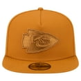 thumbnail image 2 of Men's New Era  Brown Kansas City Chiefs Color Pack A-Frame 59FIFTY Fitted Hat, 2 of 5
