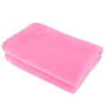 thumbnail image 2 of Acogedora manta de felpa a rayas para interiores y exteriores: rosa pastel, 2 of 8