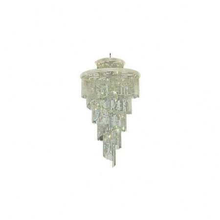 Fourty-One Light Chandelier-Royal Cut Crystal Type-Chrome Finish Bailey Street Home 390-Bel-3340065