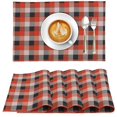 thumbnail image 1 of Ruvanti Manteles Individuales 100% Algodón, 13 X 19 Pulgadas, Manteles Individuales Para Mesa De Comedor, Juego De 6 Manteles Individuales Modernos Para Decoración De Mesa De Comedor, Mantelería De Co, 1 of 5