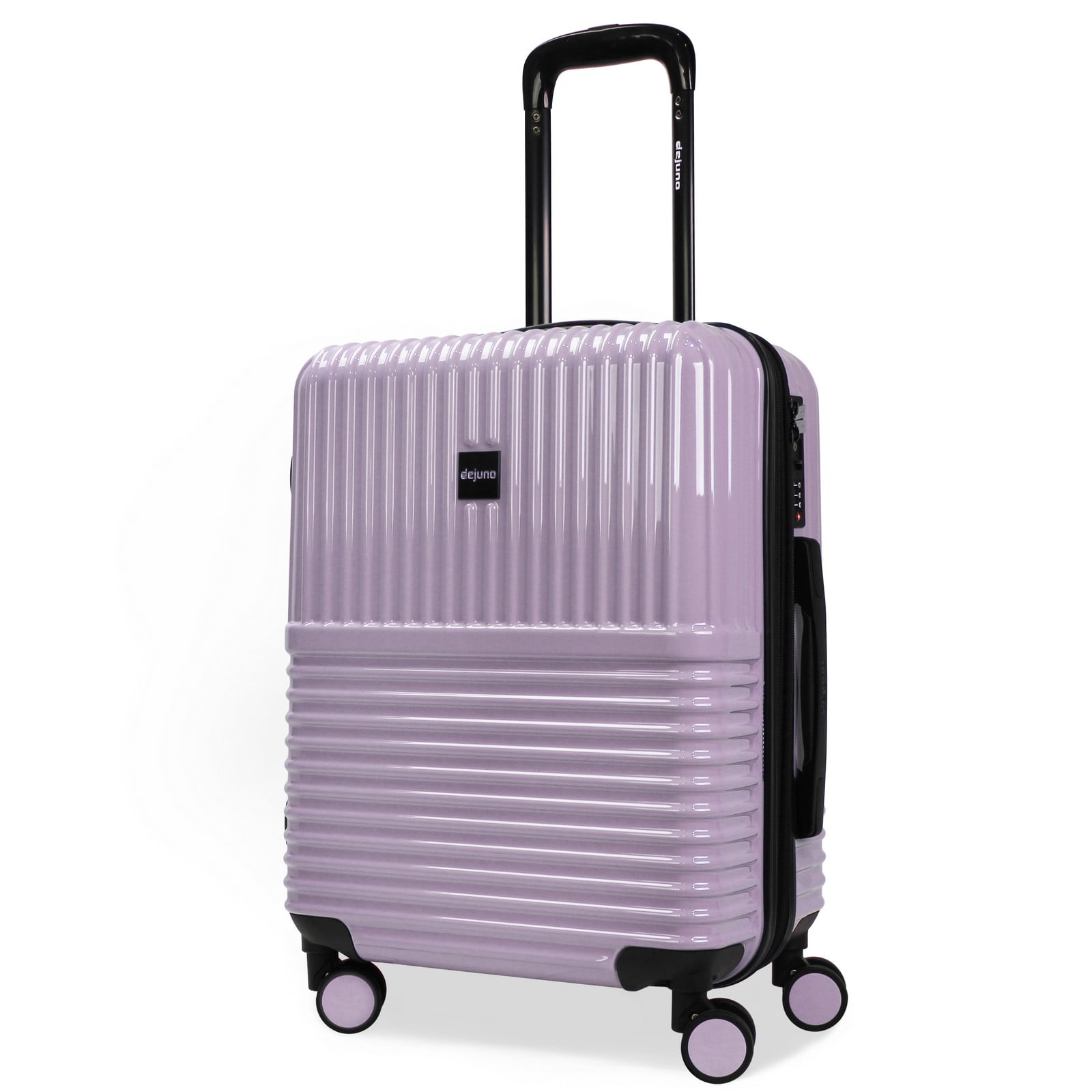 CalBags Dejuno Tonal 2-Piece Polycarbonate Lightweight Hardside Expandable Spinner Luggage Set with TSA Lock - Lavender (20 & 24)