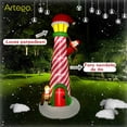 thumbnail image 2 of Inflable de Navidad modelo Faro lighthouse de santa mega gigante de 3m de alto con luces led Christmas Inflatable Decoración Navideña Artego, 2 of 8