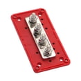 thumbnail image 3 of Barra Colectora Terminal M8 4 Vías Barra Colectora 300A48V Caja Conexiones Modificación Línea Barco Y Vehículo (roja), 3 of 8