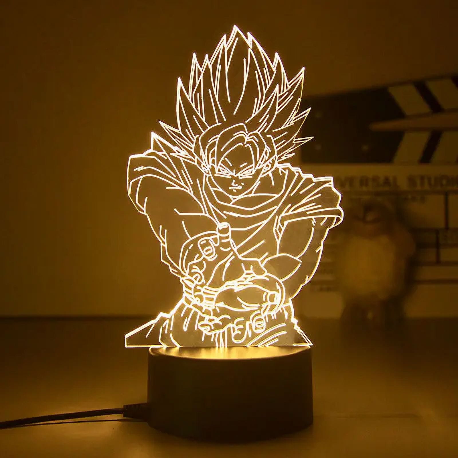Figurine Son Goku Dragon Ball Super - Veilleuse LED Ultra Instinct, PVC, 2021