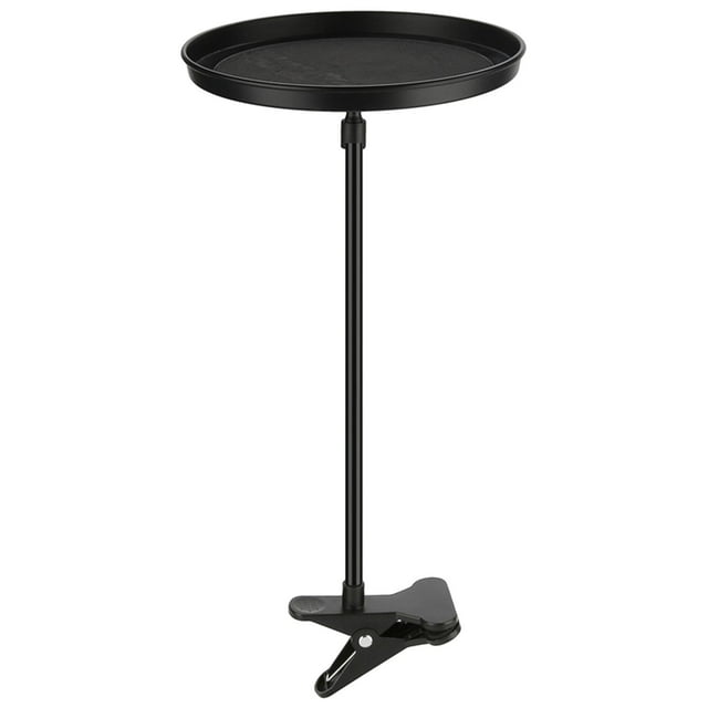 Plateau Alimentaire pour Voiture Support Réglable Antidérapant avec Pince pour Bouteille Auto Table